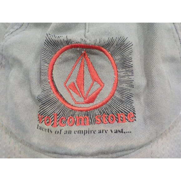 Volcom Stone Flex Fit Embroidered Khaki Green Factory Dinge Sample Hat Ball Cap - Picture 10 of 10